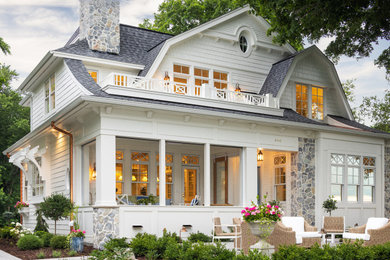 Beach style exterior home photo in Minneapolis