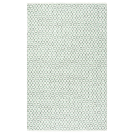 Safavieh Montauk Collection MTK608 Rug, Light Green/Ivory, 2'3"x7'