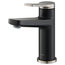 KRAUS Indy Bathroom Faucet in Spot Free Stainless Steel/Matte Black