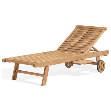 Oxford Chaise Lounge, Natural