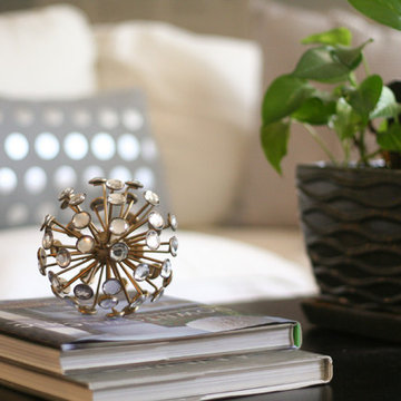 White, Slipcovered and Serene Living Room