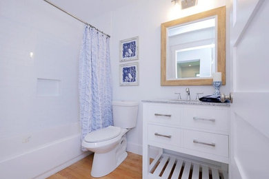 Example of a beach style bathroom design in Jacksonville