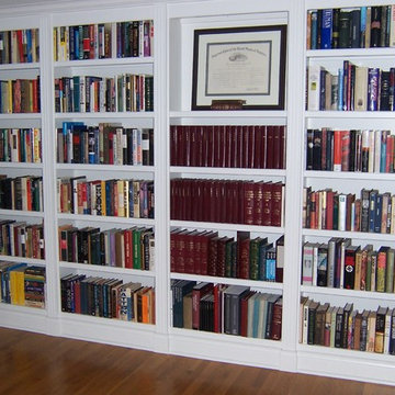 Dining Room to Library Transformation