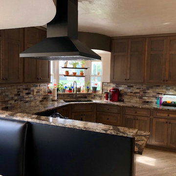 Walcott IA Kitchen Remodel Koch Driftwood Cambria Harlech Kitchenaid