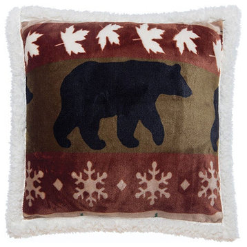 Cascade Ridge Bear Pillow