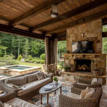 A custom home in horse country of Georgia