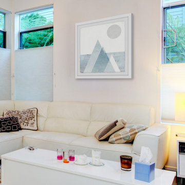 "Abstract Reality II" Framed Painting Print