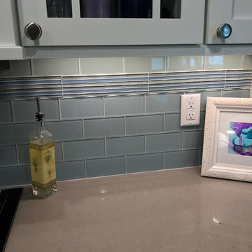 Geneseo Kitchen Remodel Dura Supreme Homestead Painted White MSI Quartz
