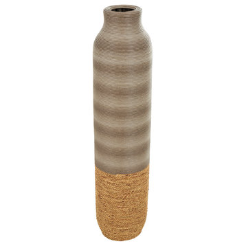 Traditional Brown Seagrass Vase 564159