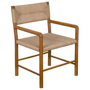 Franco Arm Chair, Teak With Synthetic Woven
