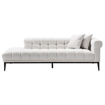 White Biscuit-Tufted Lounge Sofa | Eichholtz Aurelio - R