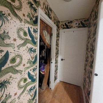 Hallway wallpaper installation Loomis, CA
