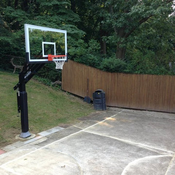 Frank L's Pro Dunk Platinum Basketball System on a 32x32 in Bethesda, ME