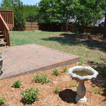 Flowerbed being installed, Trees removed, Weeds Killed
