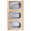 Swiss Madison SM-KA791 9" x 16-3/4" Condiment Serving Board - Stainless Steel