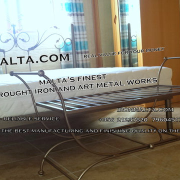 Custom made wrought iron beds