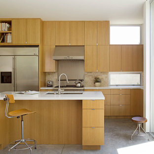 cuisine en l moderne  photos et idées déco de cuisines