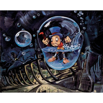 Disney Fine Art Waterlogged by Jim Salvati, Gallery Wrapped Giclee