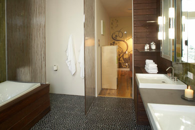 Inspiration for a modern bathroom remodel in San Francisco