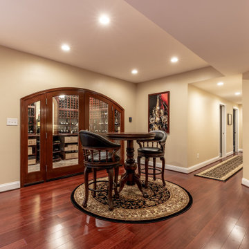 Amazing Basement Remodel, with Irresistible Wine Cellar in Ashburn VA