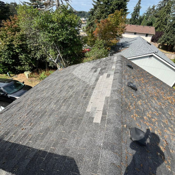 Before roof project in Tacoma, WA