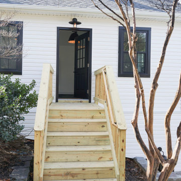 Alexandria, VA: Detached Car Garage with a Second Floor Workout Room