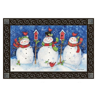 Indoor & Outdoor Winter Gathering MatMate Doormat-18x30