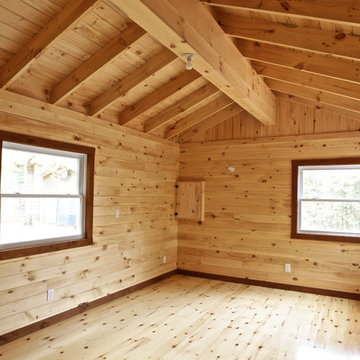 Rustic Buckhorn Bunkie Adds More Space at the Cottage