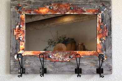 Inspiration for a southwestern vestibule remodel in Albuquerque