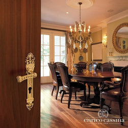 First Empire Lever with backplate EC-162 - Door Levers
