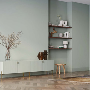 Astrid silver sage sideboard