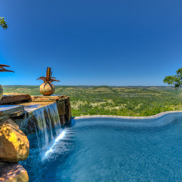 Faux Edge Pool In Sisterdale, TX