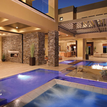 Negative Edge & Perimeter Overflow Pools in Las Vegas, Poolscapes LLC