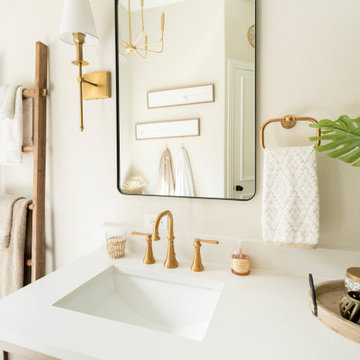 White Oak Master Bathroom
