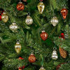 Set of 12 Mini Mercury Glass Ornaments, Available, 3 color, Copper
