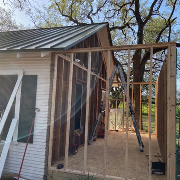 Snap Lock Metal Roof addition in Uvalde Texas