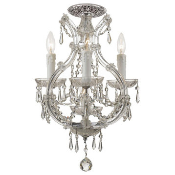 Crystorama Maria Theresa 4-LT Ceiling Mount 4473-CH-CL-S_CEILING - Plsh Chrome