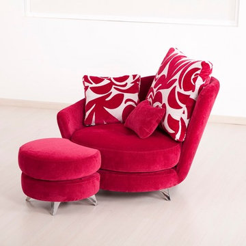 Roxane Lounge Chair Swivel from Famaliving California