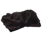 Bear mink woven faux fur throw - Traditional - Throws - Los Angeles ...