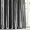 Platinum FauxSilk Taffeta Curtain Single Panel, 50"x120"