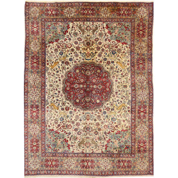 Persian Rug Sarouk Old 11'8"x8'11" Hand Knotted
