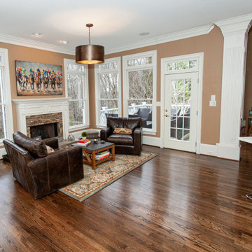 Open Floor Plan Kitchen, Dining, and Living Room