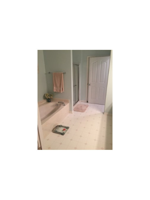 Help! Ready to replace linoleum bathroom floor