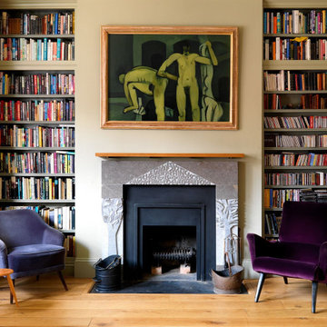 Living room in a Georgian home in Parliament Hill, London