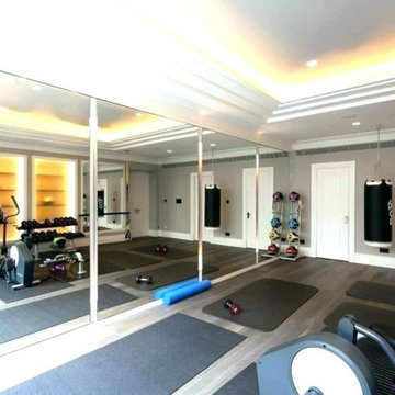 Mirrored Walls - Home Gym