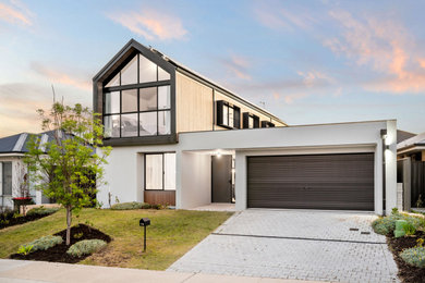 This is an example of a scandinavian exterior in Perth.
