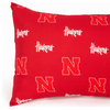 Nebraska Huskers Pillowcase Pair, Solid, Includes 2 Standard Pillowcases, King