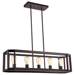 Industrial Kitchen Island Lighting by Homesquare