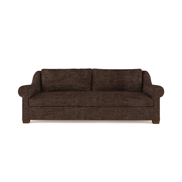 Tandem Arborthompson 6 Crushed Velvet Sofa Chocolate Classic Depth Dailymail