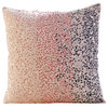 Pink Decorative Pillow Shams 24"x24" Silk, Princess Sparkle